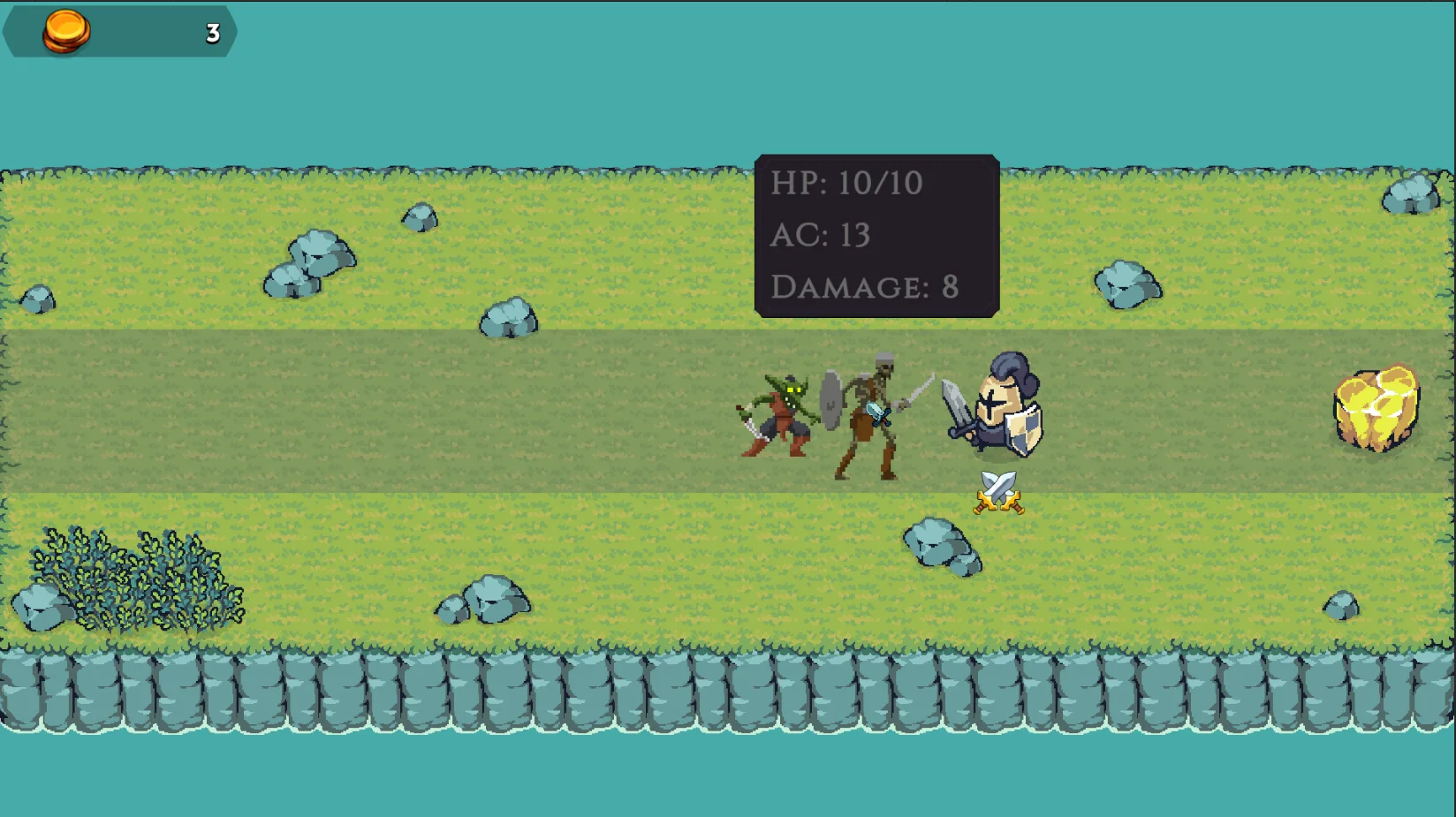 Dice No Dice lane combat gameplay