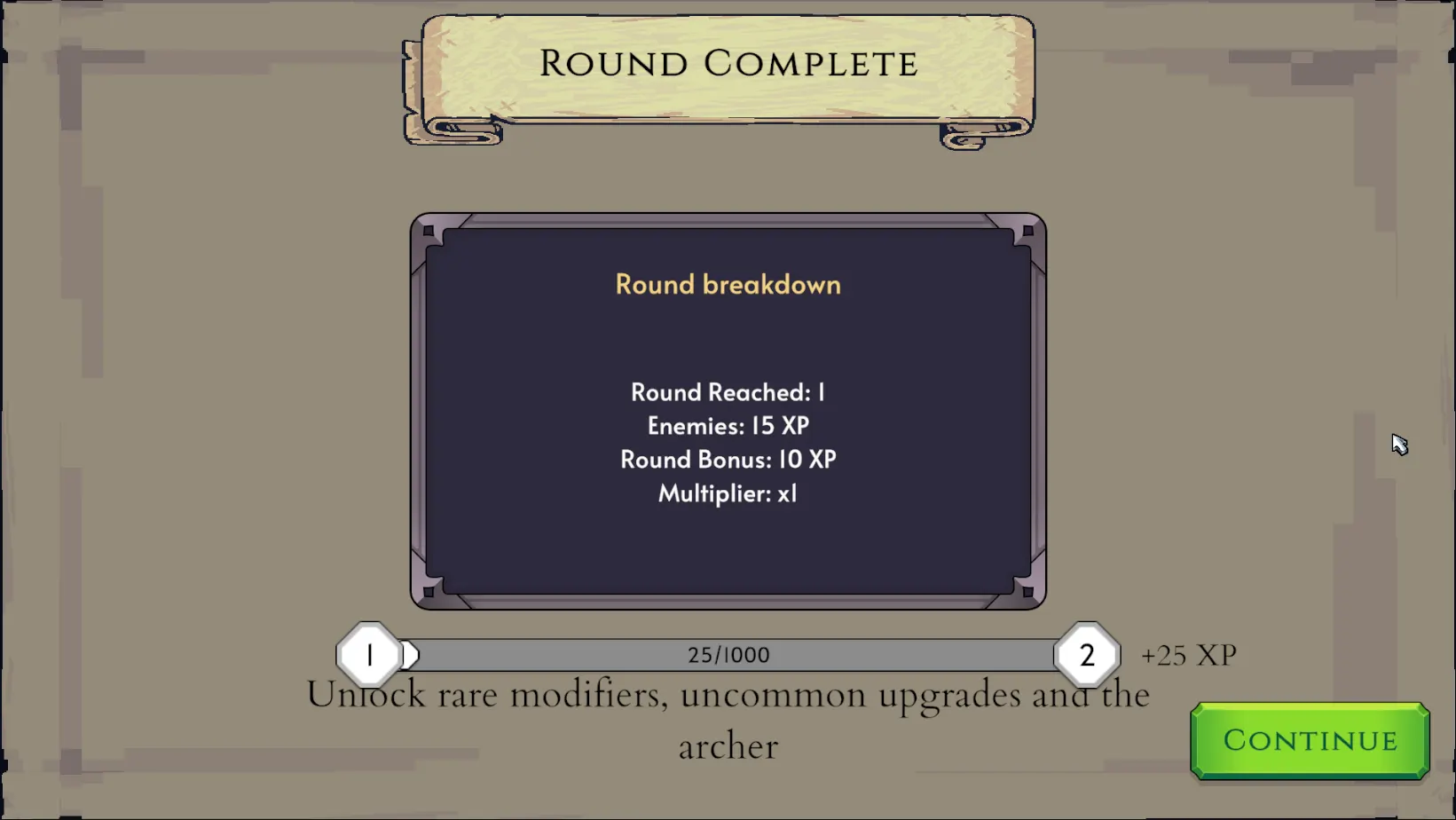 Dice No Dice alpha 0.0.2 build and progression interface