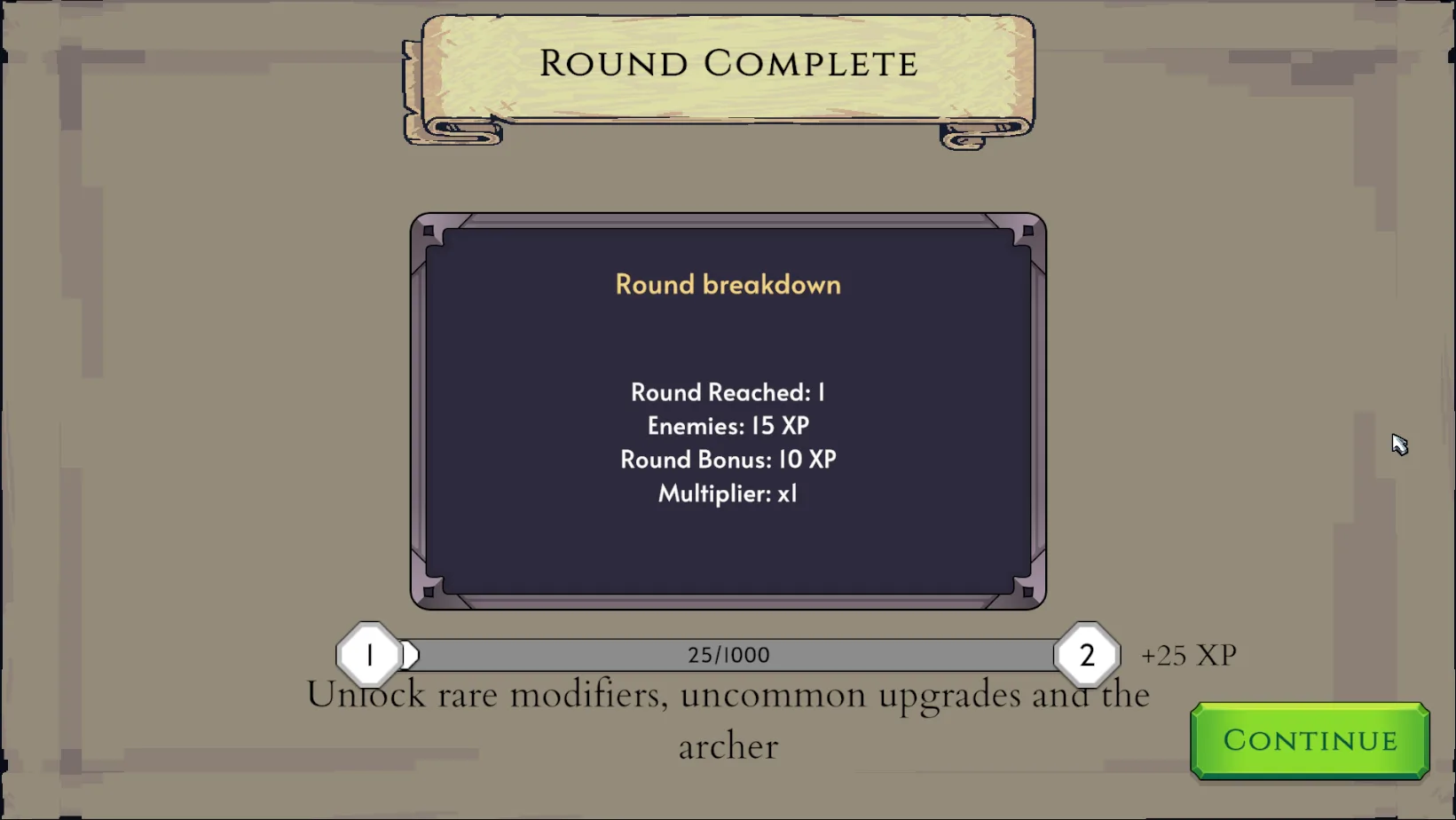 Dice No Dice alpha 0.0.2 build and progression interface